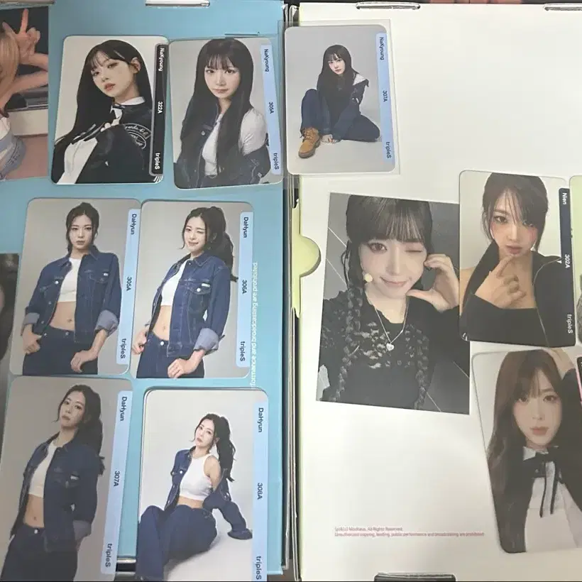 트리플에스 나경 다현 니엔 실물 오브젝트 포카 특전 굿즈 양도 판매 1