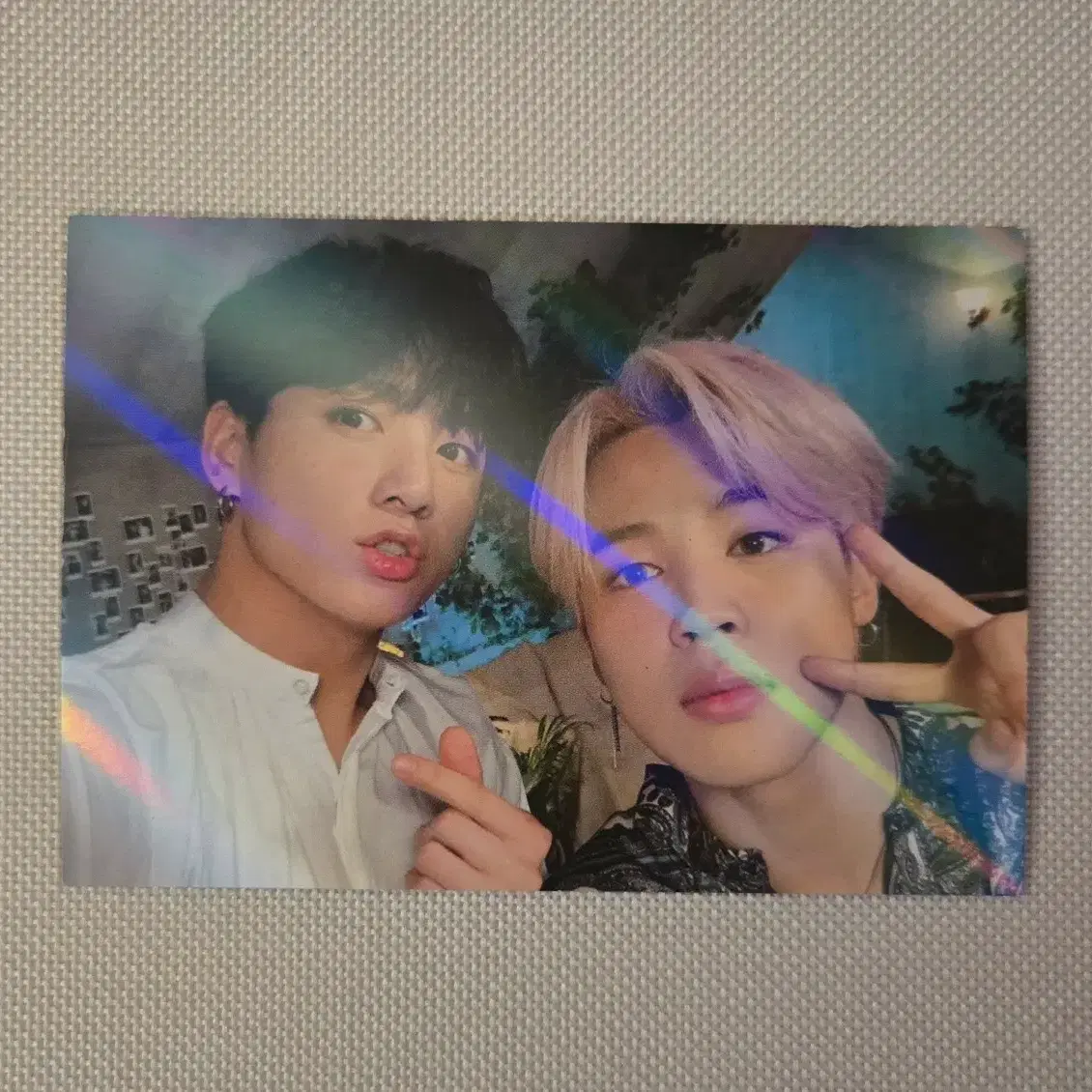 BTS 방탄 머스터 머오터 매직샵 티켓홀더포카 정국지민