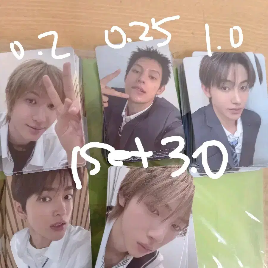 코르티스 1set 엠투유 공식 특전포카 cortis 주훈 건호 성현
