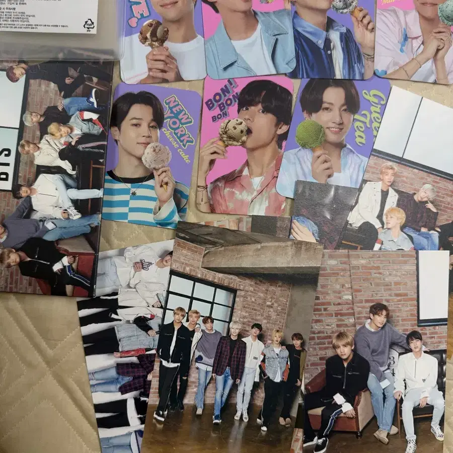 방탄소년단 메디힐 엽서 | 배스킨라빈스 포토카드