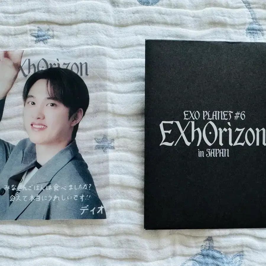 엑소 디오 도경수 일본 콘서트 클리어 포토 카드