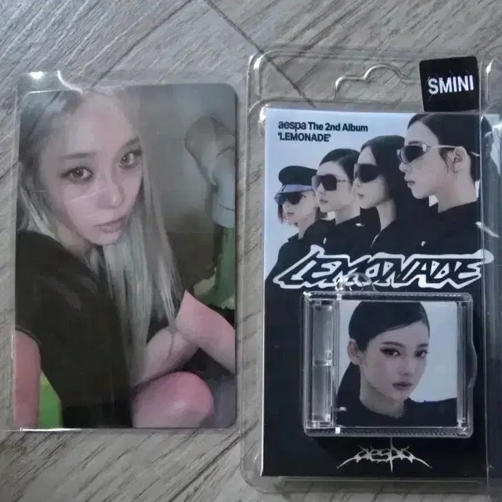 [미개봉]에스파 스미니smini(닝닝)+윈터포카