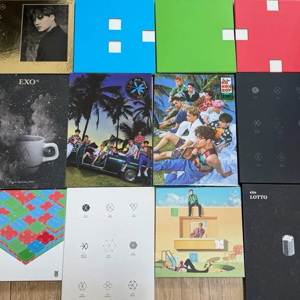 포카O 엑소 앨범 exo album + photocard exo cd