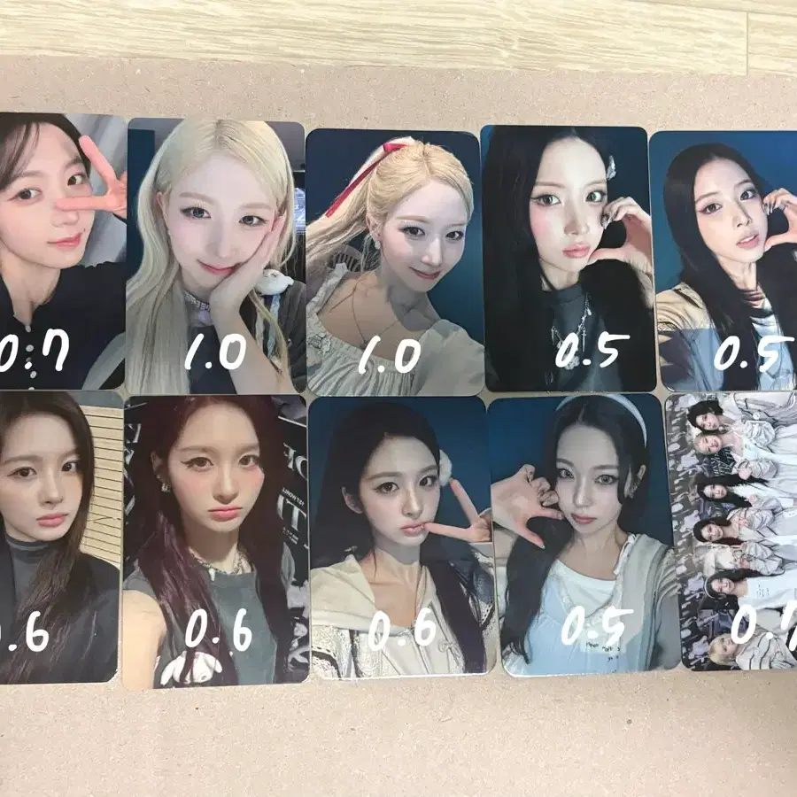 엔믹스 포토카드 포카 미공포 앨포 럭드 릴리해원설윤배이지우규진 1