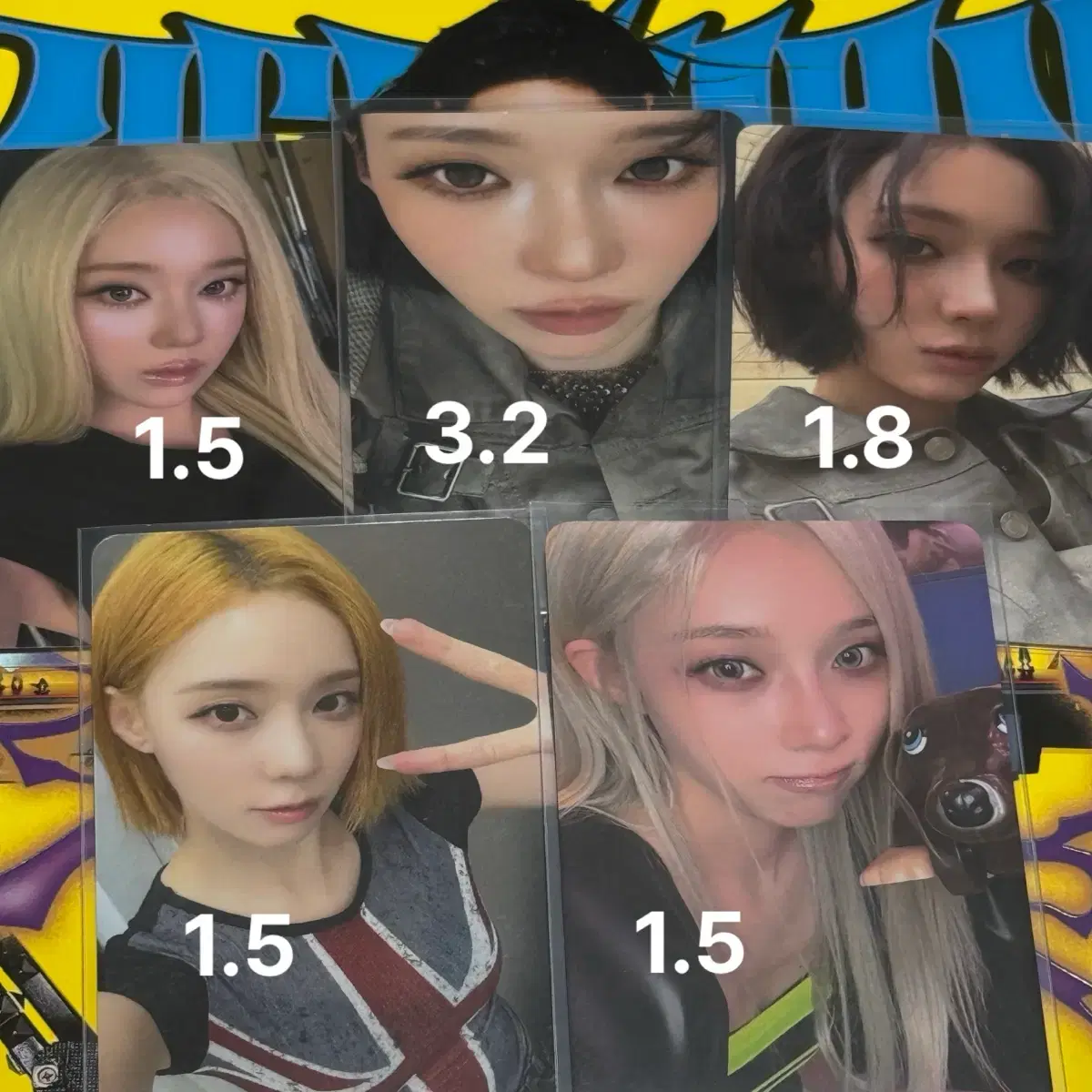 에스파 윈터 레모네이드 예판특전, 럭드, MD 포카 판매