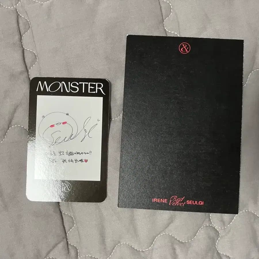 레드벨벳 아이린&슬기 MONSTER 앨범 포카포함 몬스터 3