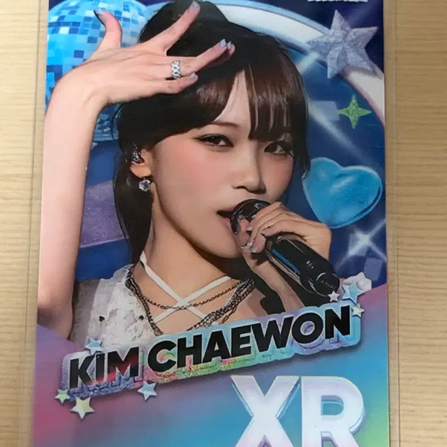 르세라핌 리듬하이브 김채원 포토카드 XR 1장