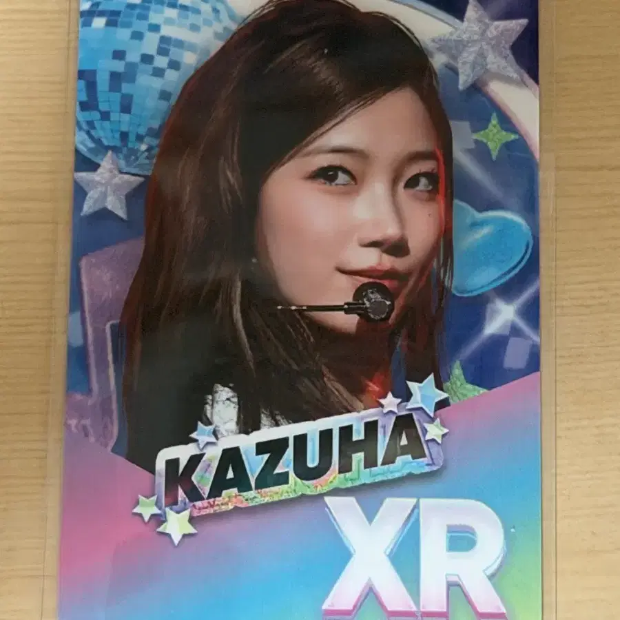르세라핌 리듬하이브 카즈하 포토카드 XR 1장