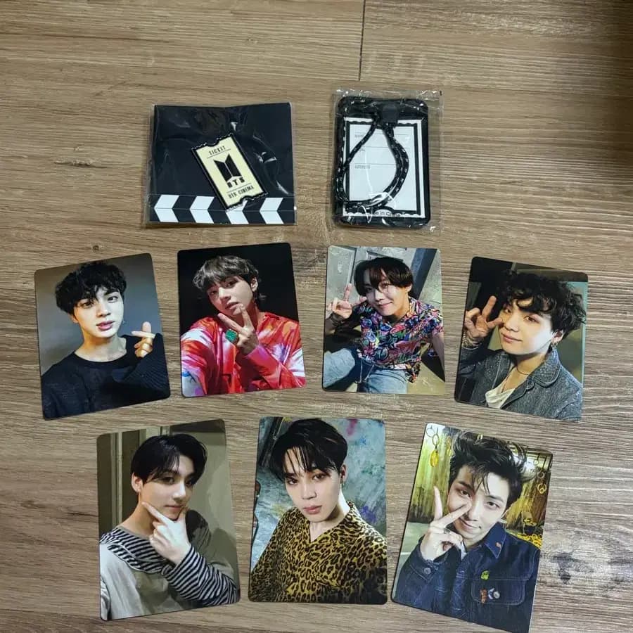방탄,bts 공식 포토카드 + 뱃지