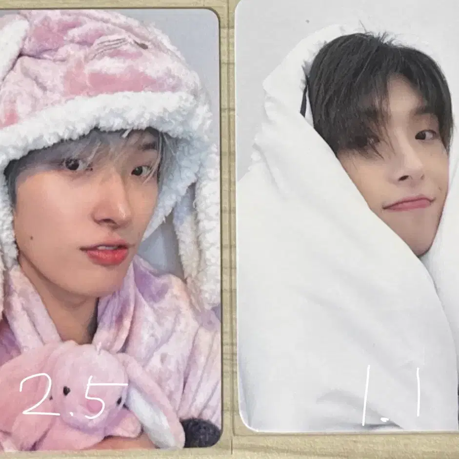 에이티즈 민기 포카 미공포 메이크 스타 헬로라이브 샾 1