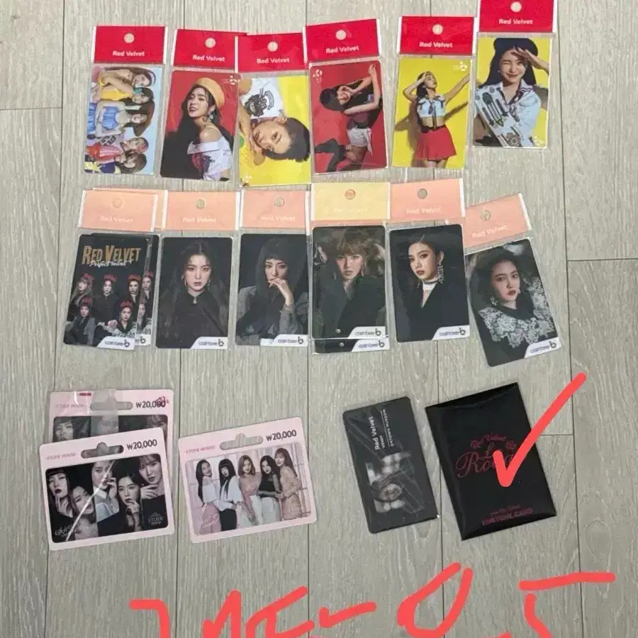 레드벨벳 포토카드 양도