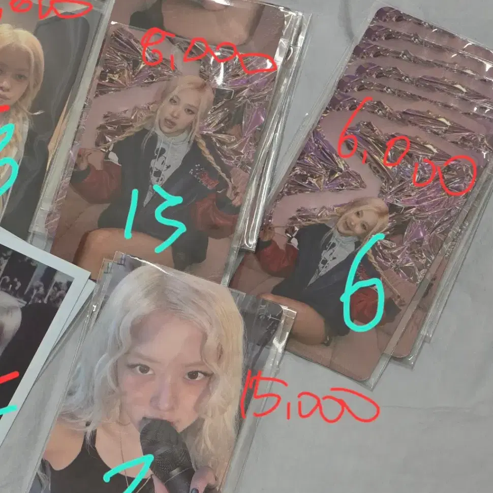 블랙핑크 로제 포토카드