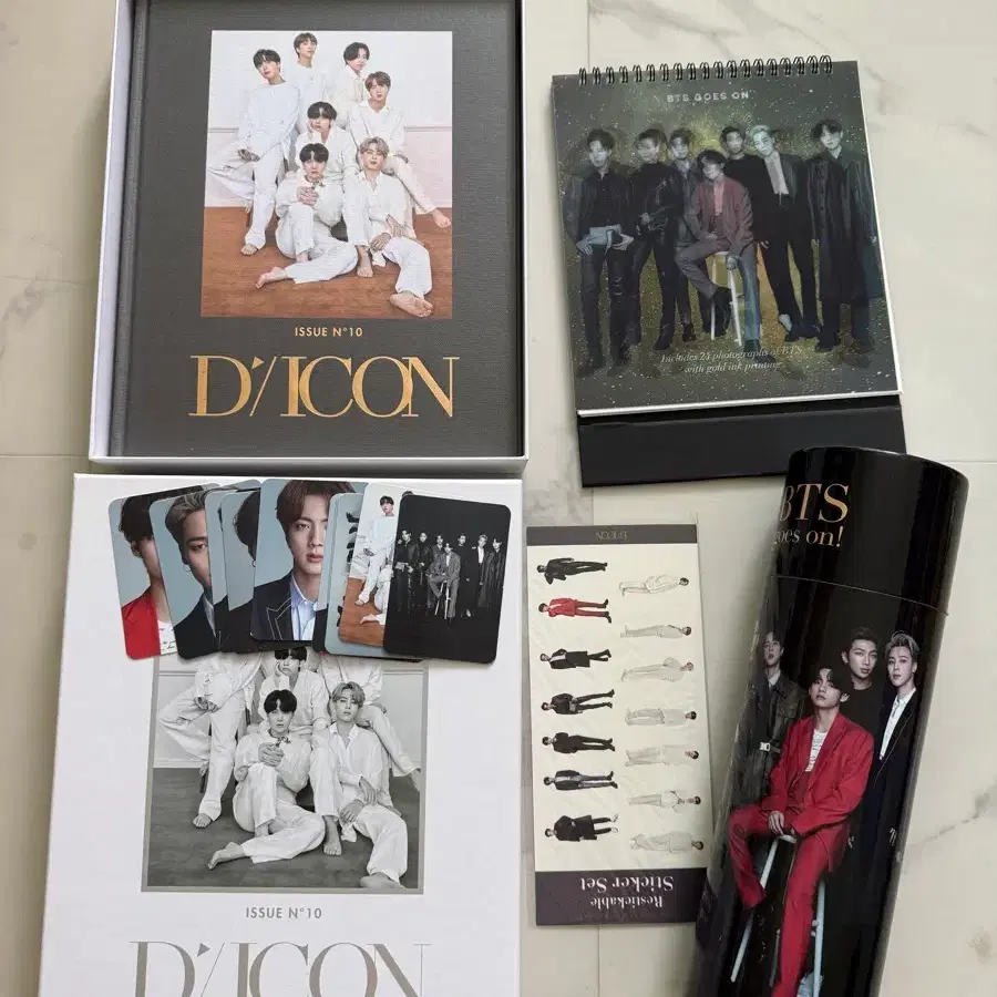방탄소년단 DICON 포토북 + 브로마이드, 포카,달력,스티커