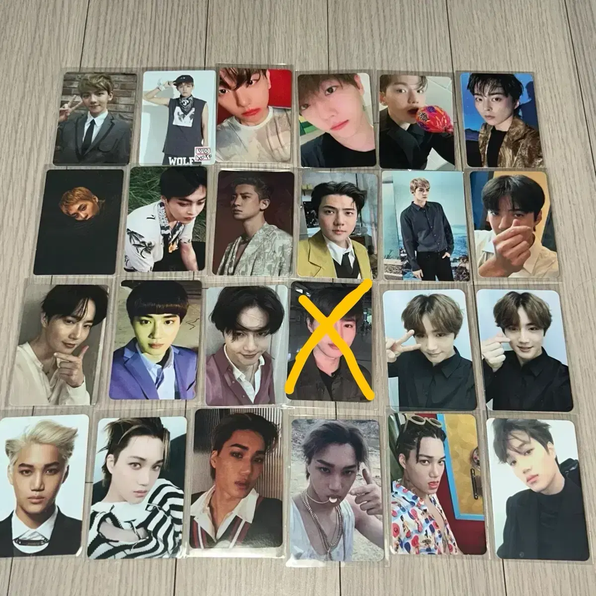 엑소 포카 양도 (수호 백현 찬열 카이 세훈 시우민)