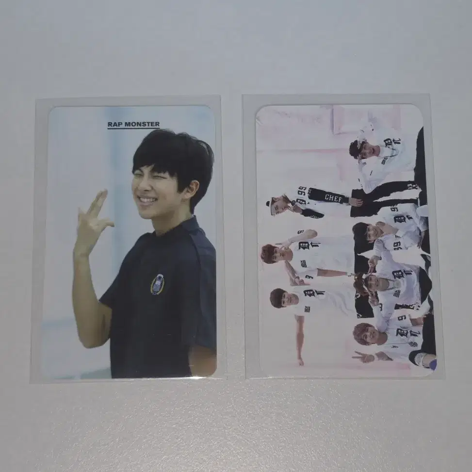 방탄 남준+단체 엔오 앨범 포카