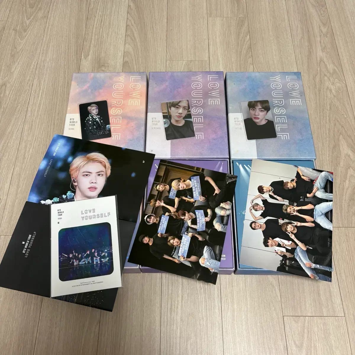 방탄 bts 럽셀콘 서울 뉴욕 유럽 디비디 dvd 석진 진 jin 포카
