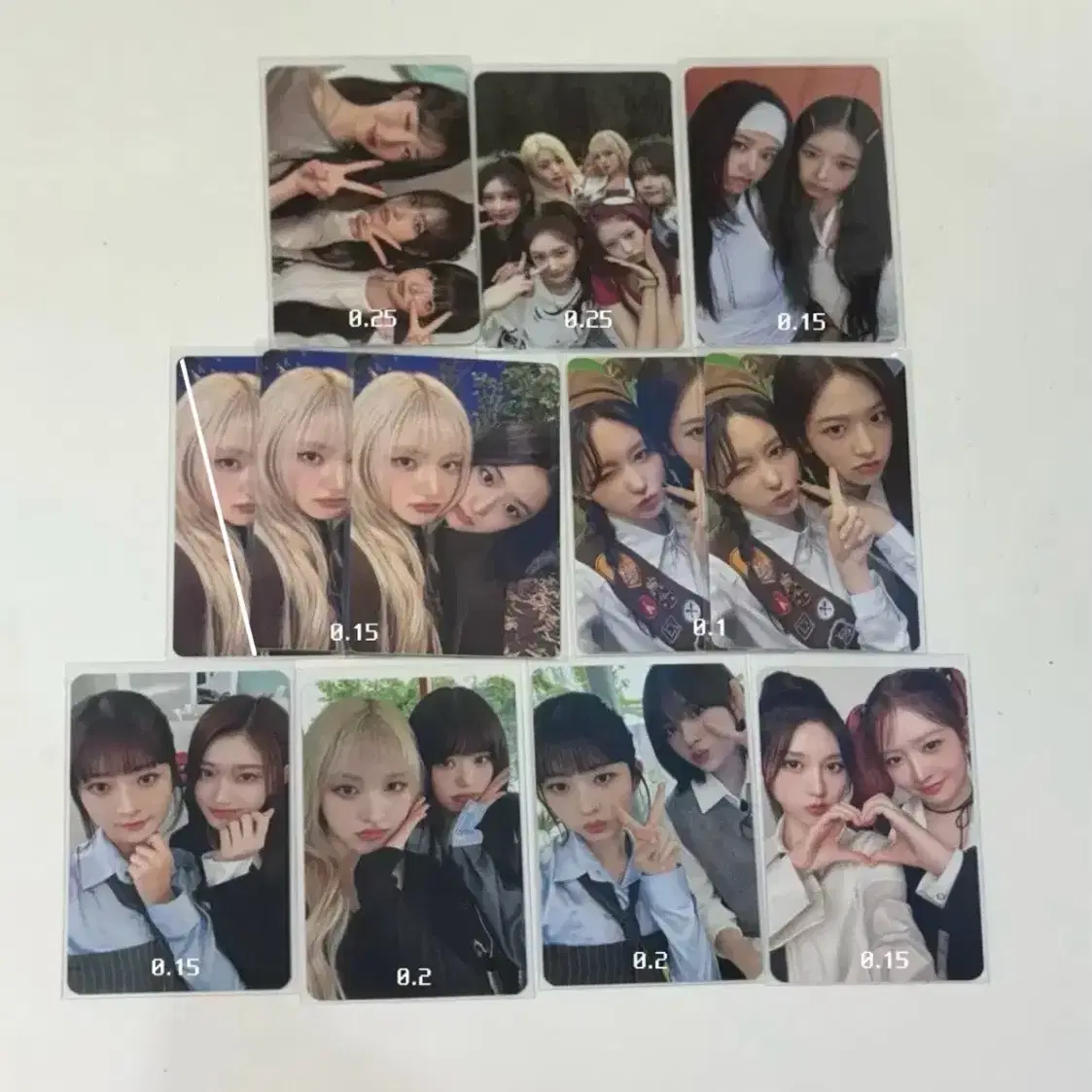 아이브 유닛 단체 포카