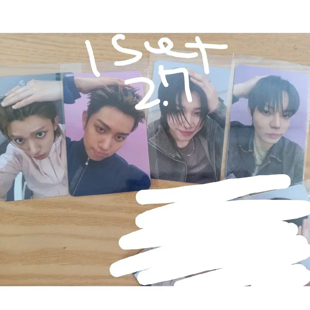 롱샷 1set 메이크스타 공식 특전포카 lngshot 오율 루이 률 우진