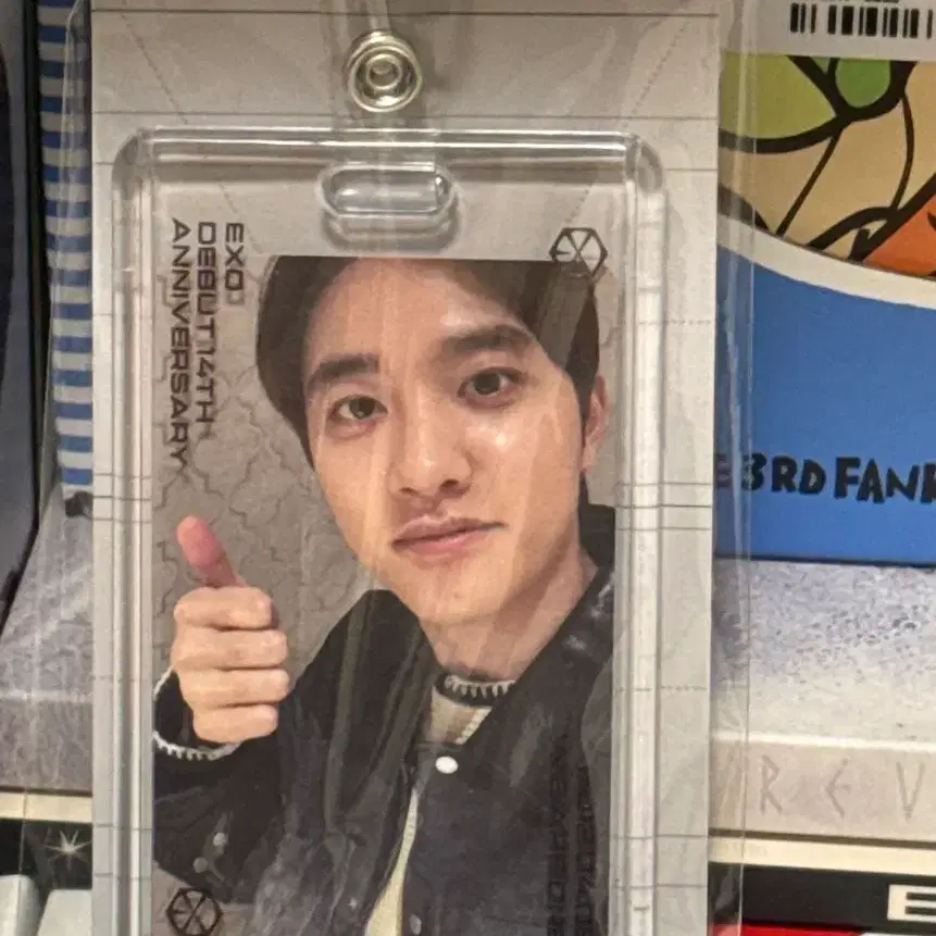 엑소 14th reel holder set 포카 홀더 디오 도경수 2