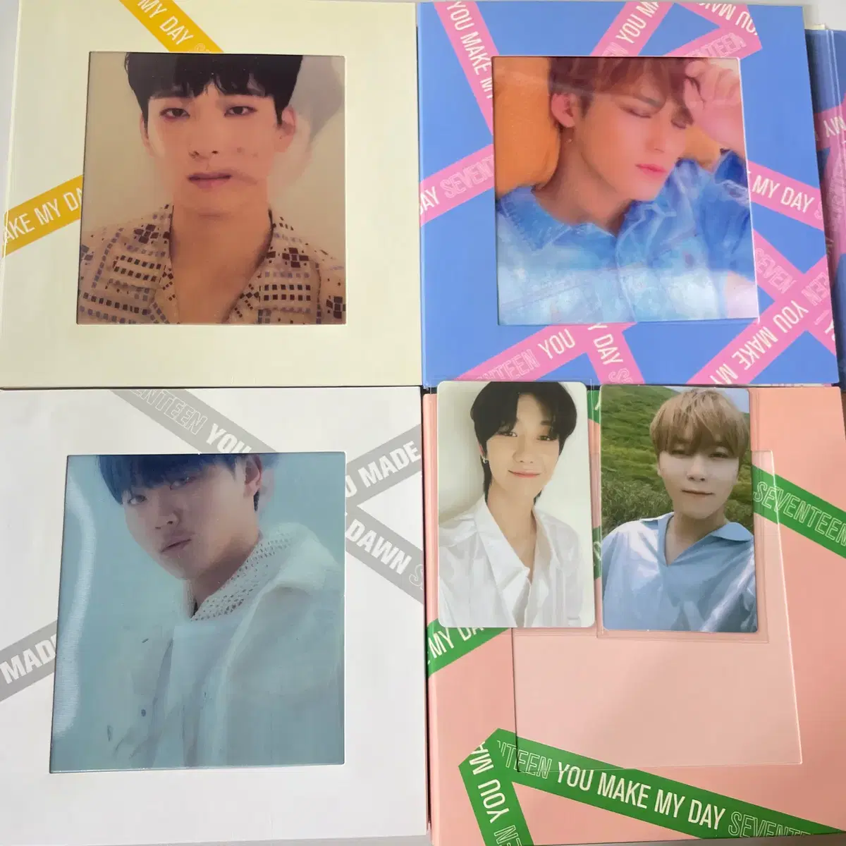 세븐틴 YMMD 포카, 렌티큘러, 앨범(원우, 민규, 승관)