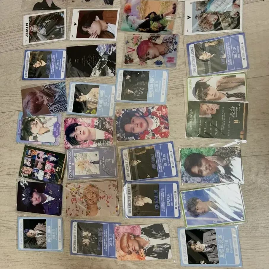 방탄 비공굿포토카드