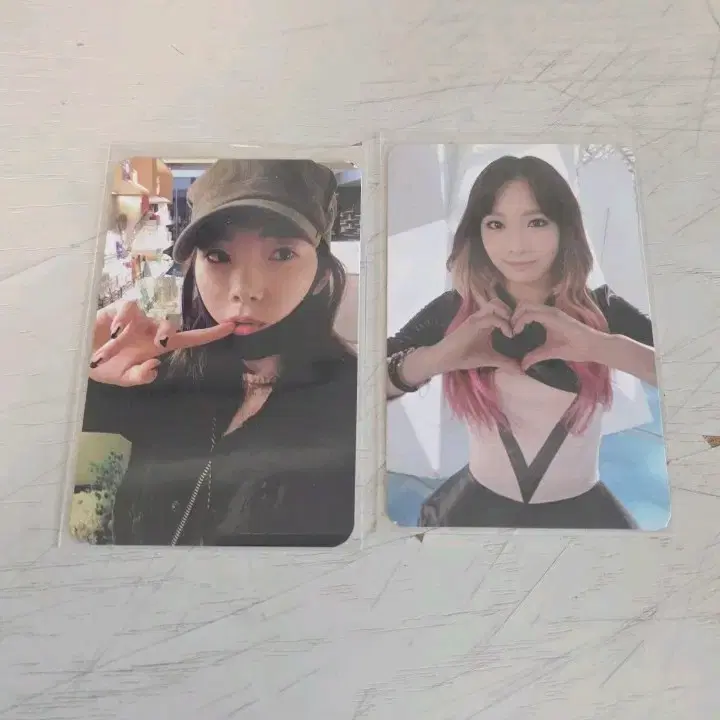 소녀시대 태연 포토카드 2종 1