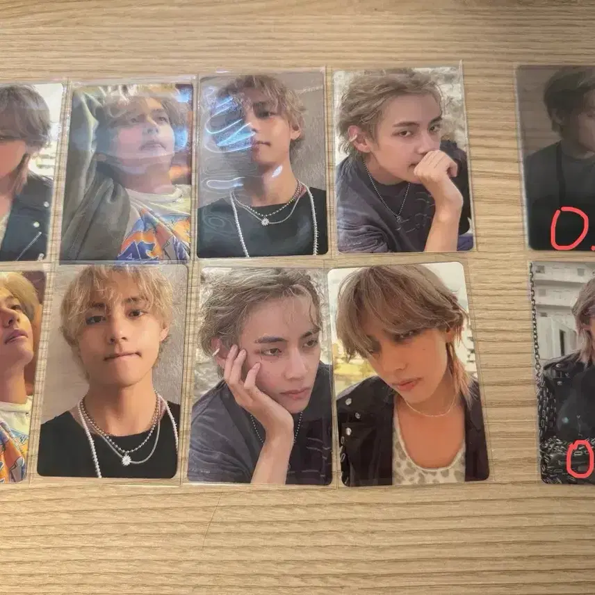 방탄 BTS 뷔 태형 레이오버 포토카드 포카