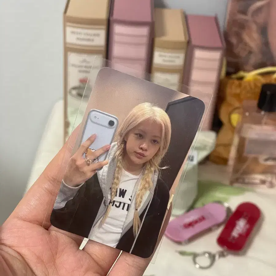 블랙핑크 로제 포토카드