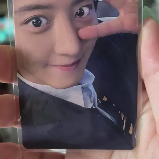 엑소 찬열 일본 유니폼 포카