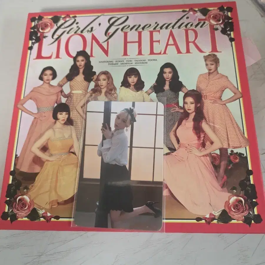 소녀시대 라이언하트 앨범 포토카드 태연