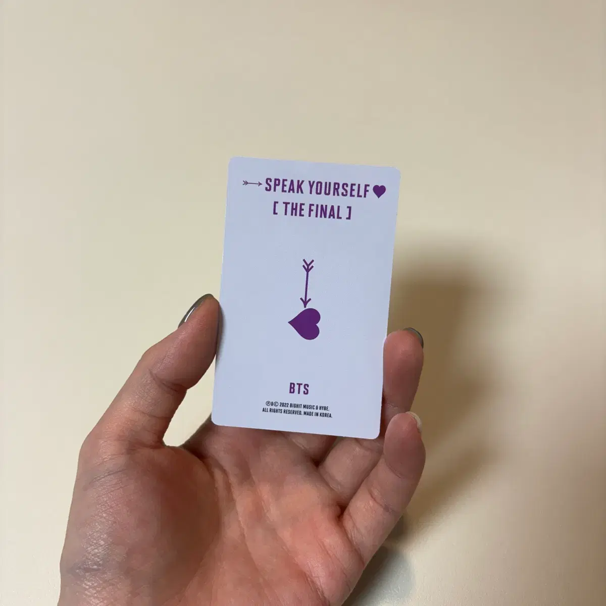 방탄 bts 럽셀 스픽콘 파이널 스파콘 디비디 dvd 지민 미니 포카 3
