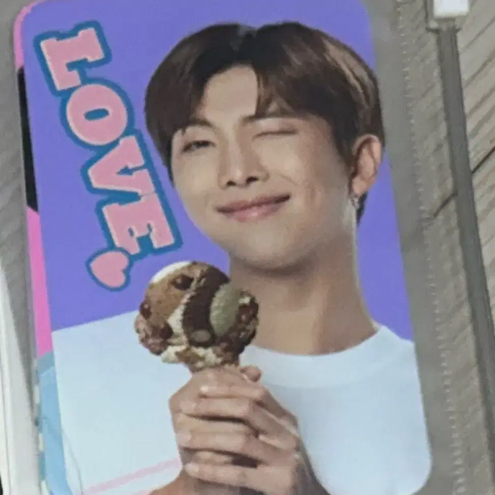 배스킨라빈스 방탄 포카 2
