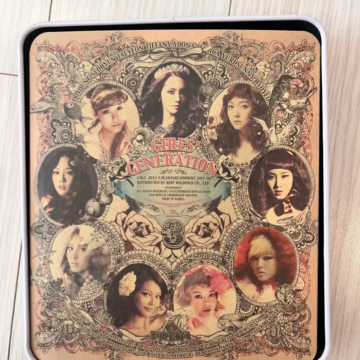 소녀시대 The Boys 앨범 +윤아포토카드 단순개봉 2