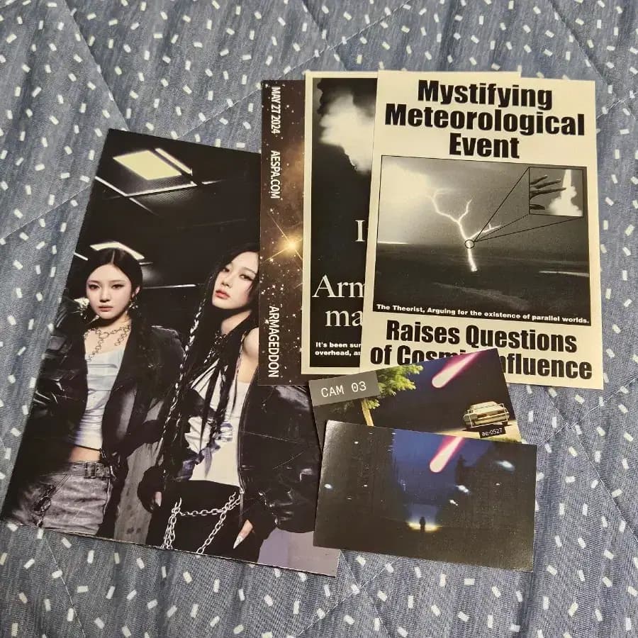 에스파 아마겟돈 Armageddon 앨범 Zine ver (포카o) 2