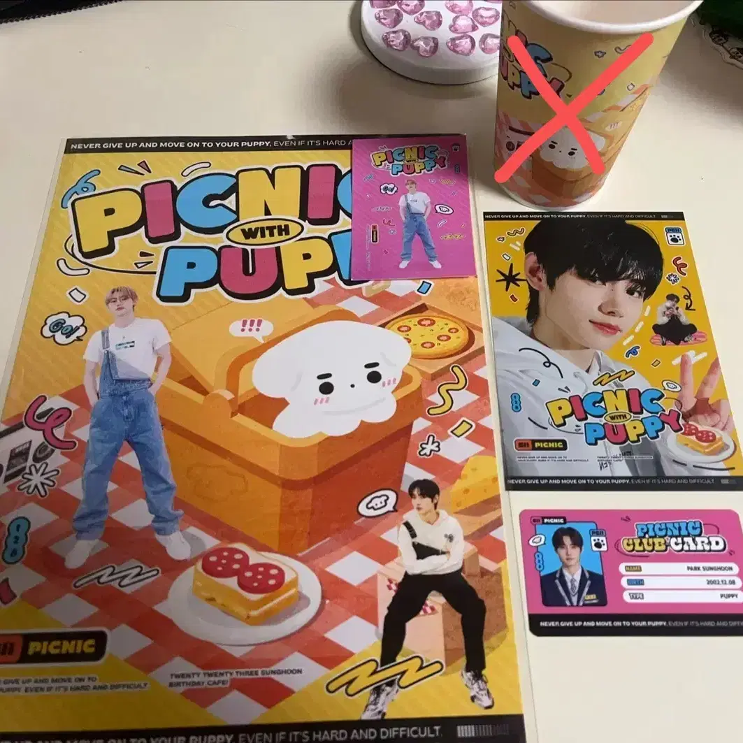 사진2장) 엔하이픈 성훈 생카 특전 포스터 포카 2