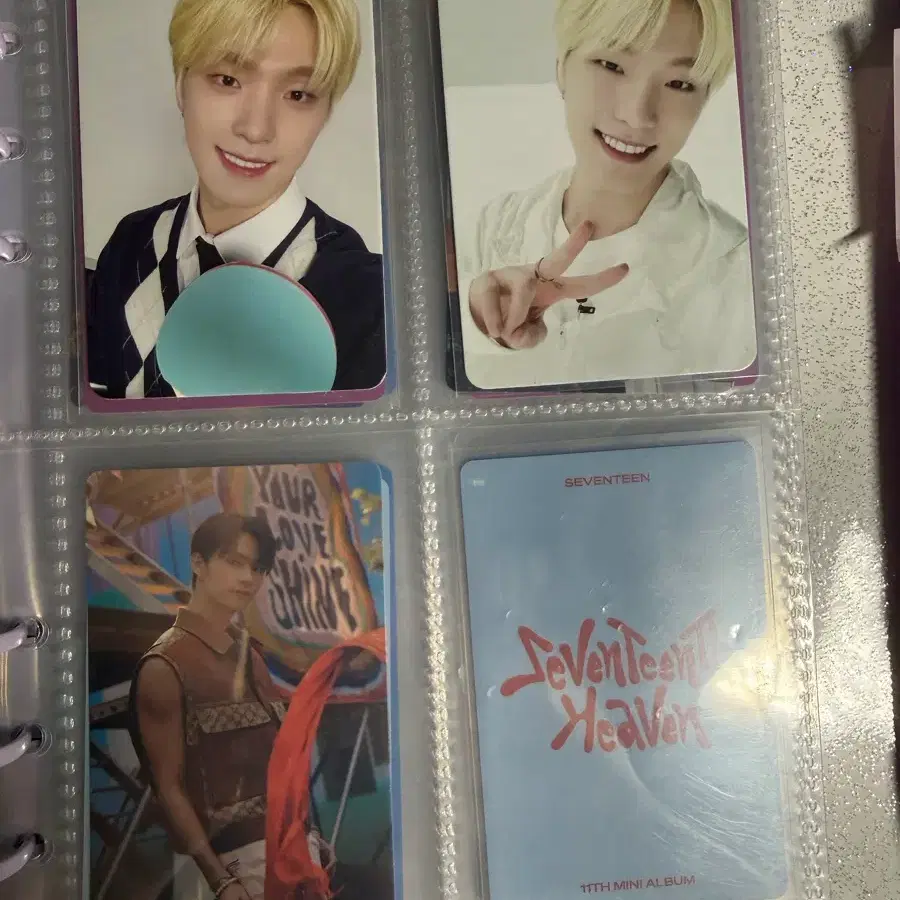세븐틴 포카 캐럿반 윤정한 에스쿱스 민규 도겸 승관 디노 준 디에잇 우지 10