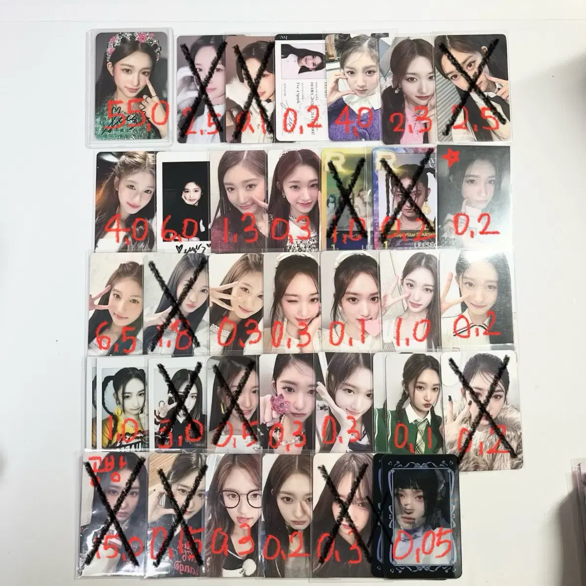 아이브 이서 포토카드 싸포 일레븐 럭드 싸인 앨범 포카 스페셜 미공포