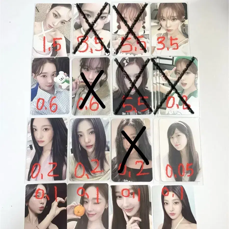 에스파 포토카드 포카 미공포 시그 2024 트레카 마뮤테 카리나 윈터