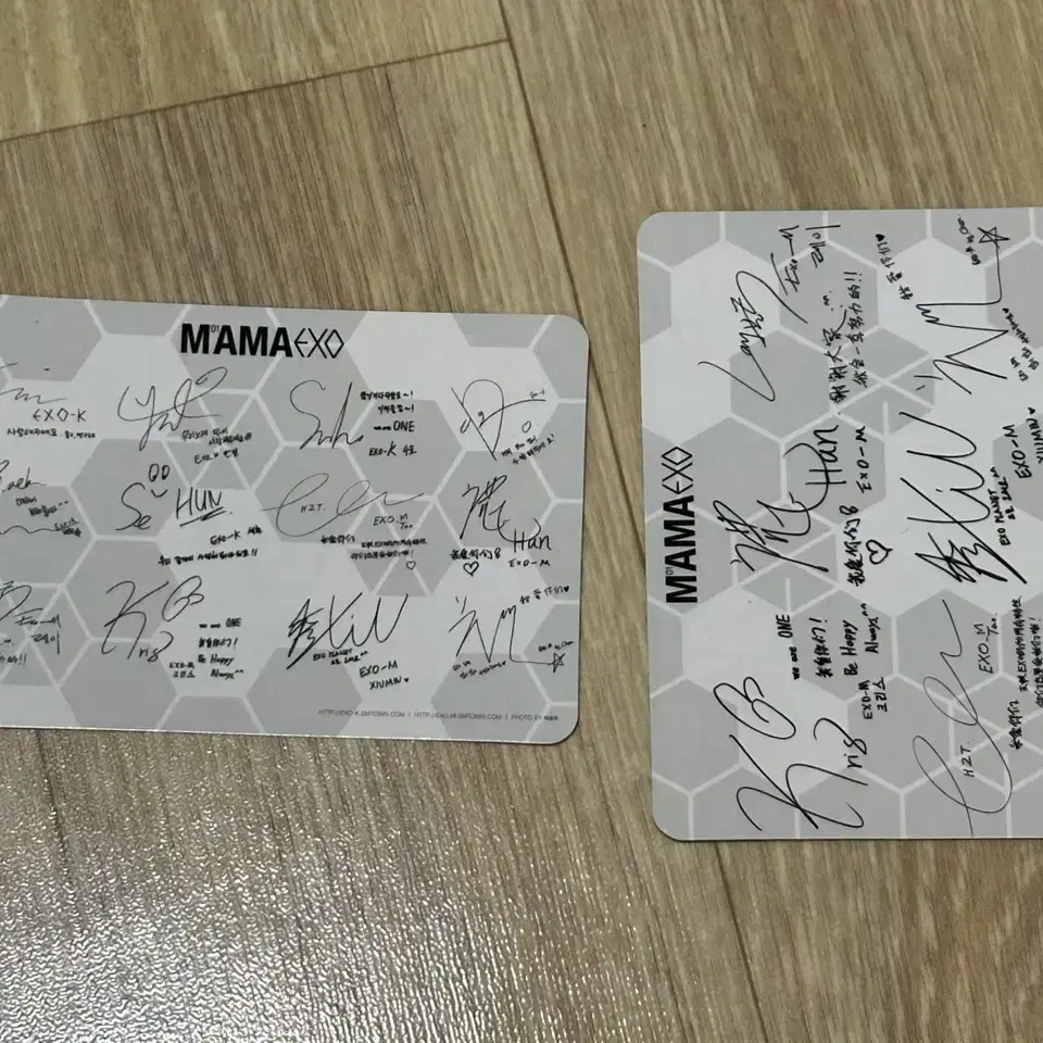 엑소 마마 단체 EXO-M 포카 2