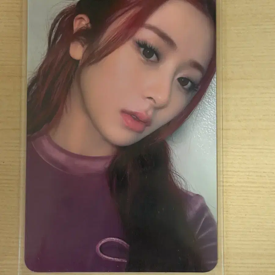 르세라핌 허윤진 포카 한장