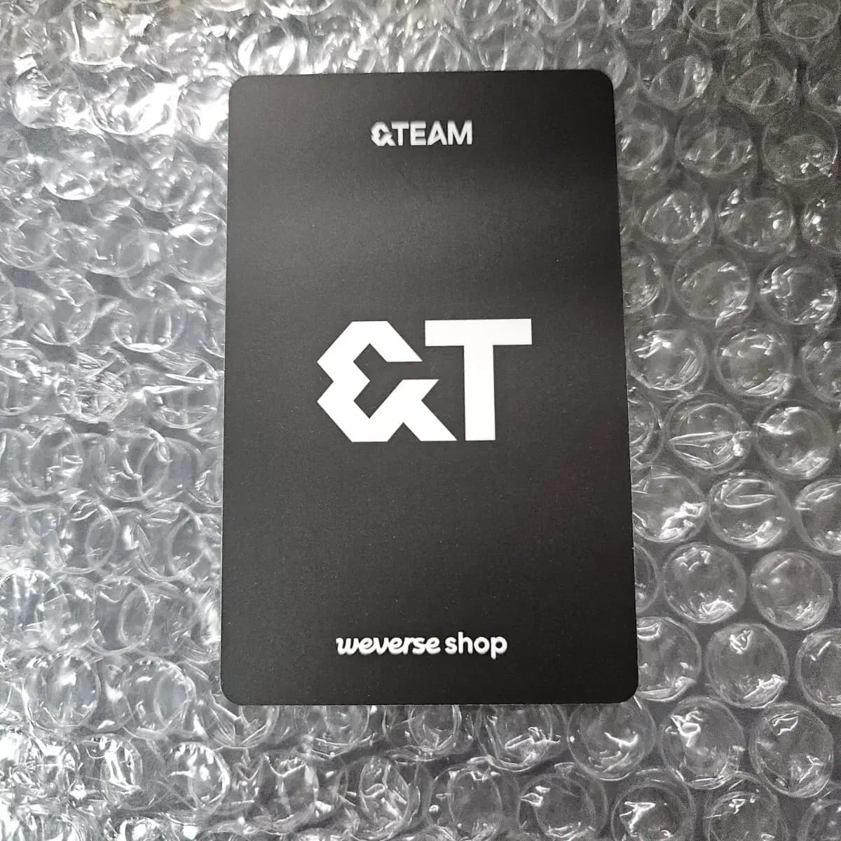 앤팀 포토카드 유마 yuma 포카 weverse &team 2