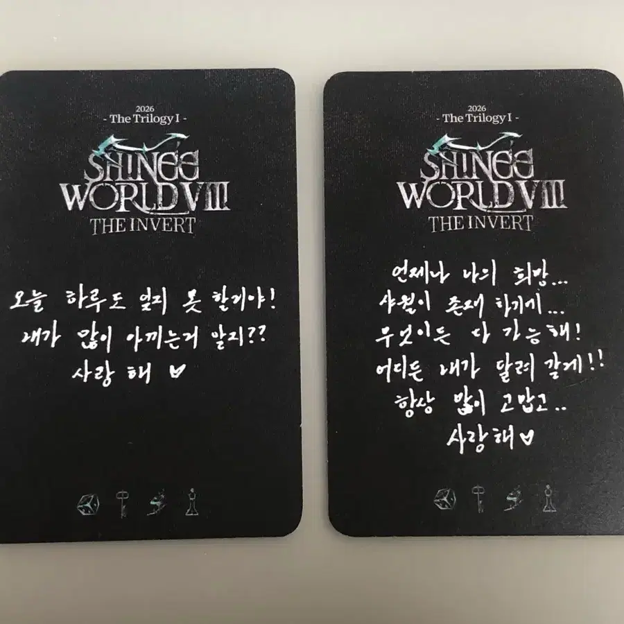 샤이니 인버트 사운드체크 사첵 포토카드 민호 2