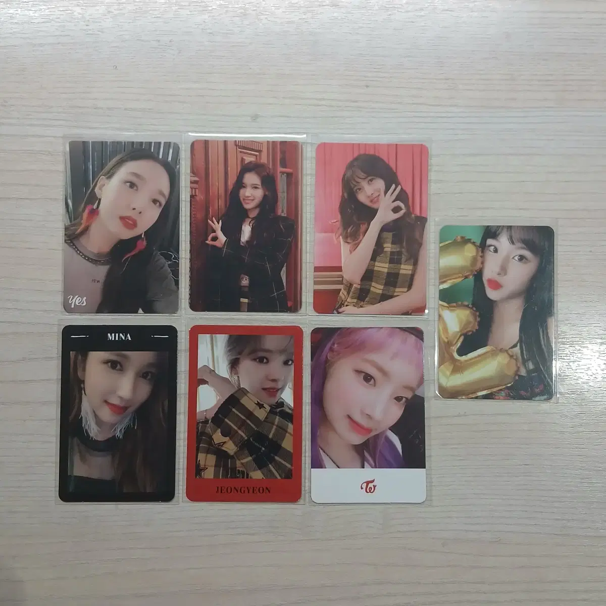 트와이스 TWICE yes or yes 나연 미나 앨범 포카 1