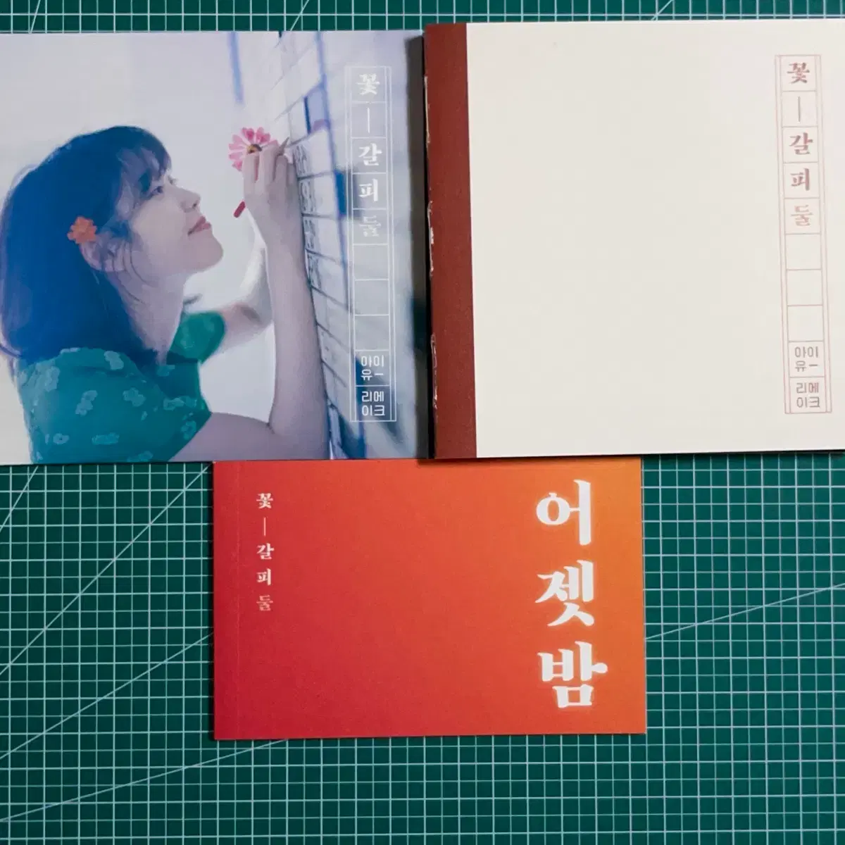 아이유 꽃갈피 둘 앨범 리메이크 iu 포카 6