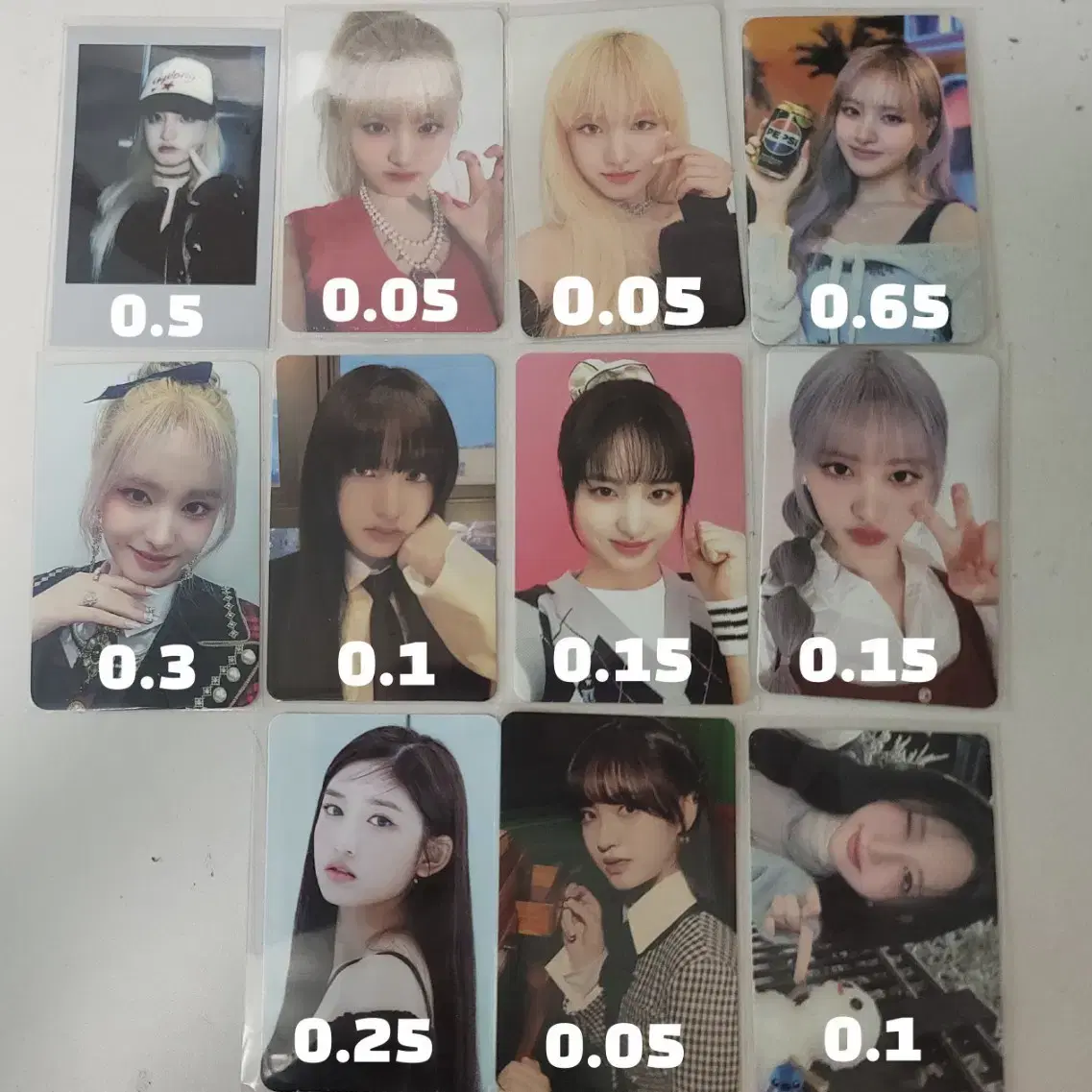 아이브 리즈,이서,가을 포토카드 팔아요