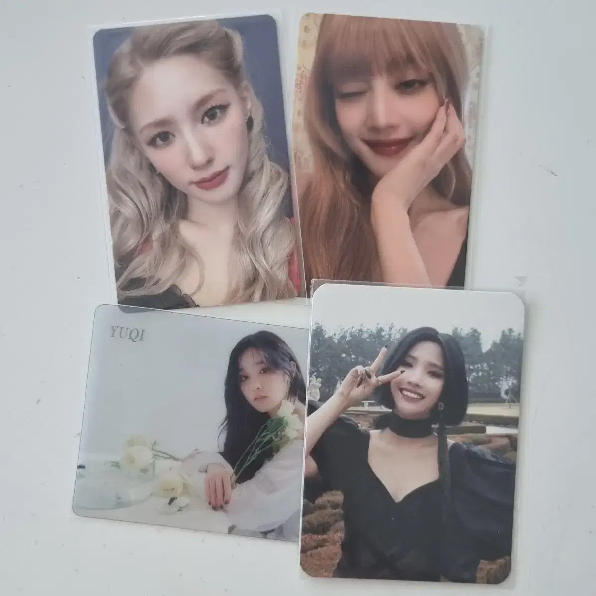 아이들 민니 미연 우기 소연 포카 앨포 idle i trust love
