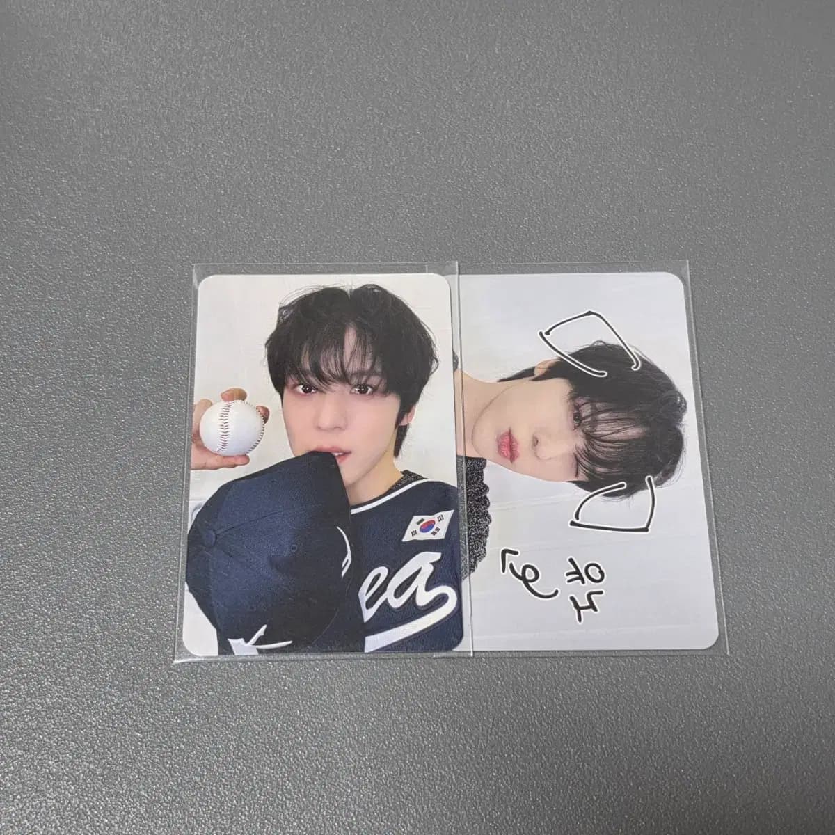 에이티즈 ateez 레몬드랍 메이크스타 럭드 미공포 포카 윤호