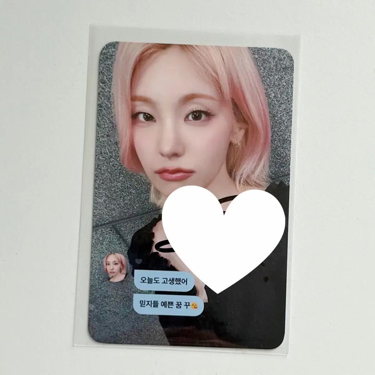 ITZY 있지 모토 moto 예지 yeji 메이크스타  당첨 싸인 포카 1