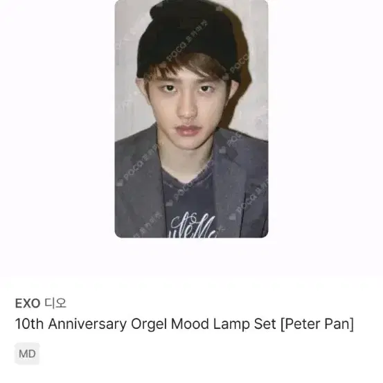 디오 도경수 굿즈 엑소 10주년 오르골 포카 set