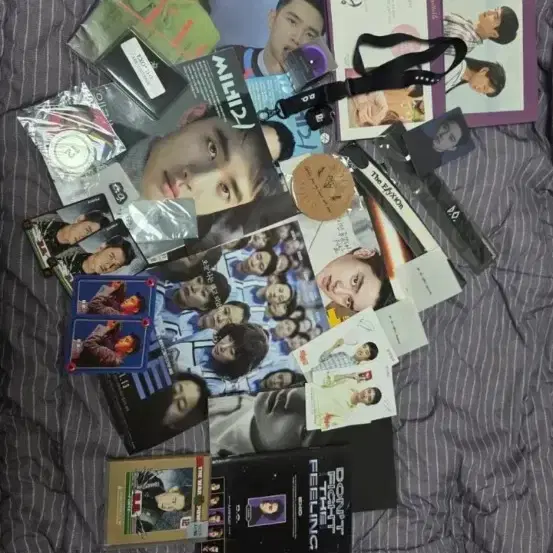 디오 도경수 굿즈 엑소 10주년 오르골 포카 set 2